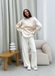 Свитшот женский вязаный ART KNIT молочный Vibe, XL 035874 - изображение 7