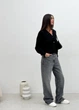 Кардиган женский ART KNIT ажурный черный, S-M 035653 - изображение 2