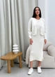 Кардиган женский ART KNIT ажурный молочный, L 035648 - изображение 7