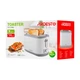 Тостер Ardesto White stripes T-F17WG 930Вт, пластик, білий+сірий - изображение 7