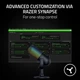 Микрофон геймерский Razer RZ19-05060100-R3M1 Seiren V3 Chroma, Uni, RGB, USB-A, 2м, чёрный - изображение 6