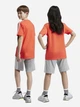 Детские шорты на резинке Adidas U 3S Kn Sho IS2573 122-128 см Medium Grey Heather (4067887535250) - изображение 2