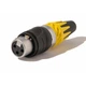 Разъем XLR 3 гнездо, XLR Female socket SA261A-SC-PG-WP 3pin, штампованные контакты, золото, зажим-крокодил, серия WP, на кабель диам. 3.0-6.5 мм, корпус-металл - изображение 1