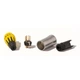 Разъем XLR 5 штекер, XLR Male plug SA262A-SC-PG-WP 5pin, литые контакты, золото, зажим-крокодил, серия WP, на кабель диам. 3.0-6.5 мм, корпус-металл - изображение 3