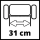 Аэратор-скарификатор аккумуляторный GC-SC 36/31 Li PXC 18В 31см 10.9кг без АКБ и ЗП Einhell 000327107 - изображение 10