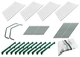 Парник складаний Neo Tools 160х69х49, 4 полиці, ПВХ плівка, прозорий - изображение 7