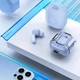 Навушники ACEFAST T6 True wireless stereo headset, бездротові, кейс з світовим циферблатом, Ice Blue - зображення 5