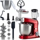 Кухонный комбайн 3в1 Royalty Line PKM-2100BG Red SLOVAKIA 2100W 7.5L с мясорубкой планетарный миксер тестомес и блендер - изображение 2
