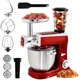 Кухонный комбайн 3в1 Royalty Line PKM-2100BG Red SLOVAKIA 2100W 7.5L с мясорубкой планетарный миксер тестомес и блендер - изображение 3