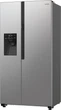 Холодильник SBS Gorenje, 179х70х92см, 2 двері, 376(190)л, А++, NF+, Інв., Зона св-ті, диспенсер, генератор льоду, Зовн. Диспл, нерж - изображение 3