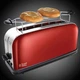 Тостер Russell Hobbs 21391-56 Classic 1100Вт, довгі слоти, метал, червоний - зображення 6