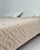 Плед Dushka Home Королевская Шиншилла Ромб 21227 200х230 см бежевое 5056640 - изображение 2