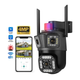 Зовнішня 6MP IP Камера 3 в 1 WiFi Поворотна Verto A3H V380 PRO - изображение 4