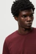 Футболка H&M Regular Fit S бордовий 0685816244 - зображення 3