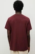Футболка H&M Regular Fit S бордовий 0685816244 - зображення 5
