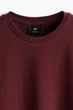 Футболка H&M Regular Fit S бордовий 0685816244 - зображення 7