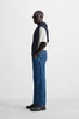 Джинси прямі до щиколотки Zara Straight Fit 31 синій 0840/311/400 - изображение 4