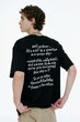 Футболка с принтом H&M Loose Fit M чорний 1034065085 - изображение 4