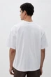 Футболка H&M Oversized Fit XL білий 1074658002 - изображение 4