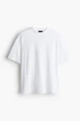 Футболка H&M Oversized Fit XL білий 1074658002 - изображение 5