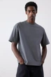 Футболка H&M Loose Fit L сірий 0608945137 - зображення 1