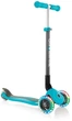 Дитячий 3-колісний самокат Globber Primo Foldable Lights Teal, 432-105-2 - зображення 1