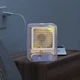 Міні кондиціонер портативний акумуляторний вентилятор від USB Transparent Spray Light Fan с подсвічуванням 3в1 переносний охолоджувач очищувач зволожувач повітря настільний нічник - зображення 5