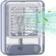 Міні кондиціонер портативний акумуляторний вентилятор від USB Transparent Spray Light Fan с подсвічуванням 3в1 переносний охолоджувач очищувач зволожувач повітря настільний нічник - зображення 8