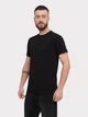 Футболка тактическая мужская из хлопкового трикотажа, размер 62(5XL) Черная 24009 - изображение 2