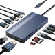 Док-станция 14-in-1 Acasis DS-0202 с HDMI 4K@60Hz, Ethernet (Серый) - изображение 2