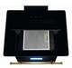 Вытяжка Luxor Lau 1450 Hilton BK Kup LED + 2-е втягивание испарений чорное стекло - изображение 2