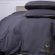 Комплект постельного белья MirSon Сатин Premium Corner Iron grey 143х210 см (2200001484313) - изображение 3