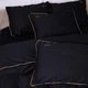 Комплект постельного белья MirSon Сатин Premium Corner Black Pearl 220x240 см (2200001484467) - изображение 8