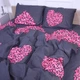 Простынь MirSon Сатин 22-1290 Heart of flowers 150х220 см (2200003604139) - изображение 6