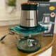 Кухонный измельчитель Rainberg RB-2201, 1300 Вт, 2 л, настольный блендер, мощный блендер измельчитель - изображение 1