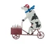 Коллекционная статуэтка Cow Parade корова с молоком на велосипеде Lait Triporteur, Size XL 30 х 9 х 20 см Нидерланды - изображение 7