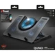Підставка для ноутбуків Trust GXT 1125 Quno, до 17.3", BLUE LED, чорний - изображение 5
