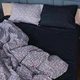 Комплект постельного белья MirSon Семейный 2 х 143 х 210 см 22-1386 Geometric Black Сатин (2200010472868) - изображение 4