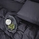 Простынь на резинке MirSon 0240 Iron grey 150х190х25 (2200001085404) - изображение 9