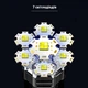 Ручний LED ліхтар Bodasan акумуляторний потужний ліхтарик 7*LED+COB портативний (ZHE2) - зображення 5
