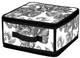 Кошик Idea Home DB-24 Anthracite Flowers 30x28x15 см DB-24 прям. з/кр з/блиск Anthrac - зображення 1