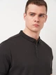 Поло длинное мужское Joma Pasarela Iii 102873.100 XL Черное (8445456429302) - изображение 4