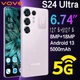Мобільний VOVE S24 Ultra 12/512GB рожевий (Геліо G99) - изображение 2
