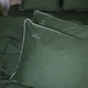 Комплект постельного белья Mirson Двуспальный 175х210 см 0844 Green Olive Corner Сатин (2200008710941) - изображение 4