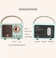 Портативная колонка Bluetooth водонепроницаемая в стиле ретро Blue - изображение 4