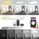 LED світильник стельовий світлодіодний RGB з Wi-Fi керуванням через додаток Білий - зображення 3
