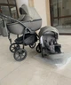 Дитяча коляска 2в1 Victoria Gold 1 Classik Len Графіт сіра - изображение 2
