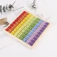 Таблица умножения Монтессори деревянная Multicolor - изображение 4