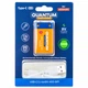 Аккумулятор литий-ионный Quantum USB Li-ion Крона 9V, 400mAh blister+Type-C кабель, 1шт/уп (0746020703223) - изображение 1