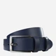 Pasek męski skórzany z klamrą Paolo Peruzzi PG-03-DBBL 100 cm Granatowy (5905567214936) - obraz 1